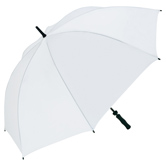 Fiberglas G�steschirm, wei� - Werbeartikel