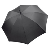 RainLite� Exclusive Midsize Alu Stockschirm, schwarzmetallic - Werbeartikel