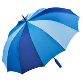FARE�-Multicolor Midsize-Stockschirm, blau-kombi - Werbeartikel