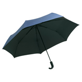 RainLite� Exklusiv Midsize Taschenschirm, marinemetallic - Werbeartikel