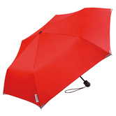 Safebrella� LED Mini Taschenschirm, rot - Werbeartikel