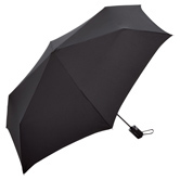 SlimLite� Flat AOC Mini Taschenschirm, schwarz - Werbeartikel