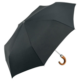 RainLite� AOC Classic Midsize Taschenschirm, schwarz - Werbeartikel