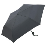 SlimLite� Flat Mini Taschenschirm, anthrazit - Werbeartikel
