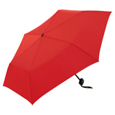SlimLite� Flat Mini Taschenschirm, rot - Werbeartikel