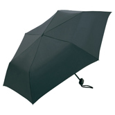 SlimLite� Flat Mini Taschenschirm, schwarz - Werbeartikel