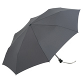 Mini Windfighter� Alu Taschenschirm, grau - Werbeartikel