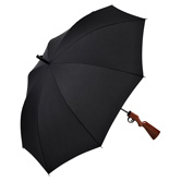 Automatik Stockschirm, schwarz - Werbeartikel