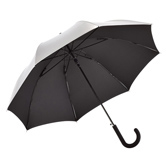 Automatik Stockschirm FARE� Collection, silber-schwarz - Werbeartikel