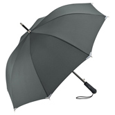 Safebrella� LED Automatik Stockschirm, grau - Werbeartikel