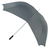 KiteBrella� Alu G�steschirm, grau - Werbeartikel