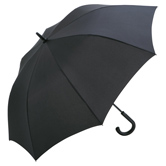 Windfighter� AC Automatik Fiberglas G�steschirm, schwarz - Werbeartikel