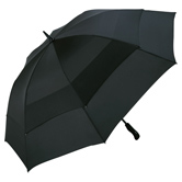 Windfighter� Vent Fiberglas G�steschirm, schwarz - Werbeartikel