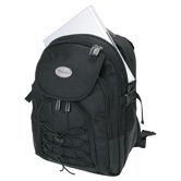 Travelmate� Business Notebook Rucksack, schwarz - Werbeartikel