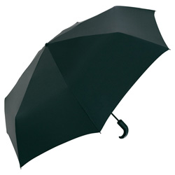RainLite� Exklusiv Midsize Taschenschirm, schwarzmetallic - Werbeartikel