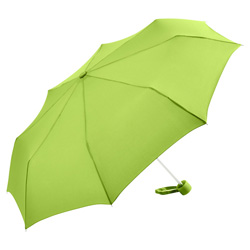 Alu Mini Taschenschirm, limette - Werbeartikel