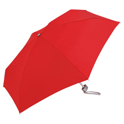 Microbrella� Mini Taschenschirm, rot - Werbeartikel