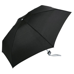 Microbrella� Mini Taschenschirm, schwarz - Werbeartikel