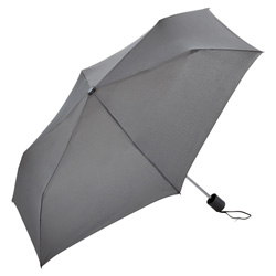 FARE� Shopping Mini Taschenschirm, grau - Werbeartikel