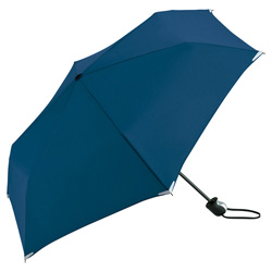 Safebrella� Mini Taschenschirm, marine - Werbeartikel