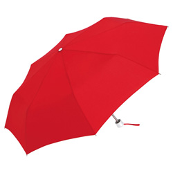 FARE� Alu Mini Taschenschirm Christmas, rot - Werbeartikel