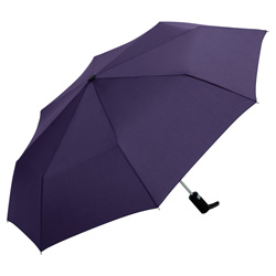 Trimagic� Safety Mini Taschenschirm, aubergine - Werbeartikel