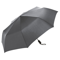 Jumbomagic� Windfighter� G�ste Taschenschirm, grau - Werbeartikel