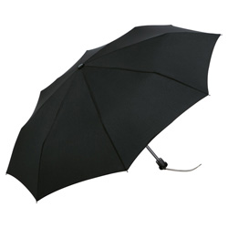 Mini Windfighter� Alu Taschenschirm, schwarz - Werbeartikel