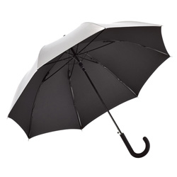 Automatik Stockschirm FARE� Collection, silber-schwarz - Werbeartikel
