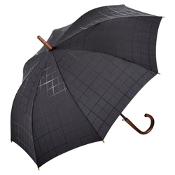 Automatik Stockschirm WETLOOK, schwarz - Werbeartikel