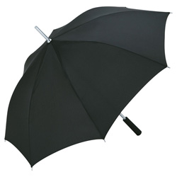 ALU LIGHT Alu Stockschirm, schwarz - Werbeartikel
