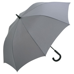 Windfighter� AC Automatik Fiberglas G�steschirm, grau - Werbeartikel