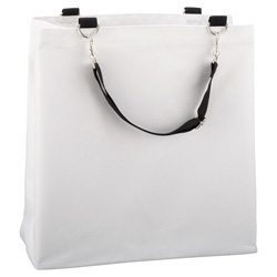 Travelmate� Beach-Shopper, wei� - Werbeartikel